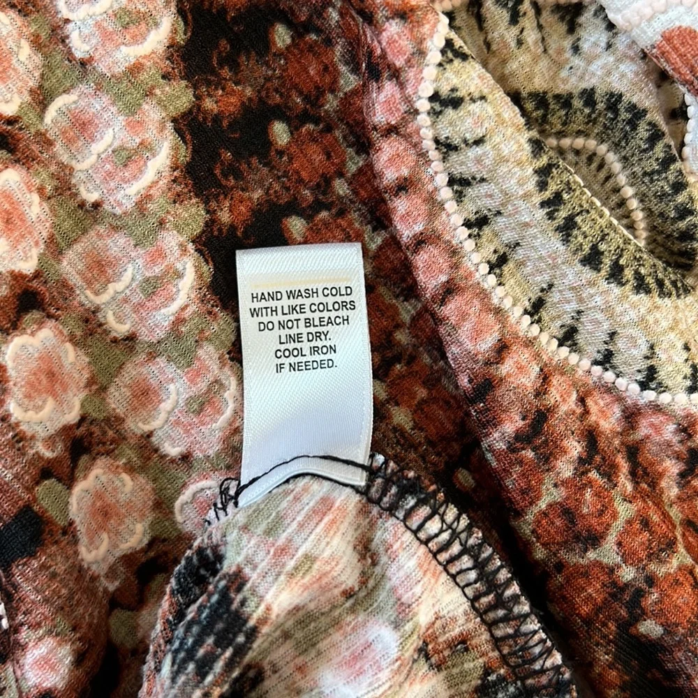 Perfect boho fall top size 14/16 like new #1 - Picture 6 of 7